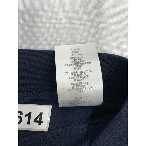 Womans Woman With Control Pull On Cropped Pants SP Navy Stretch - Picture 4 of 8